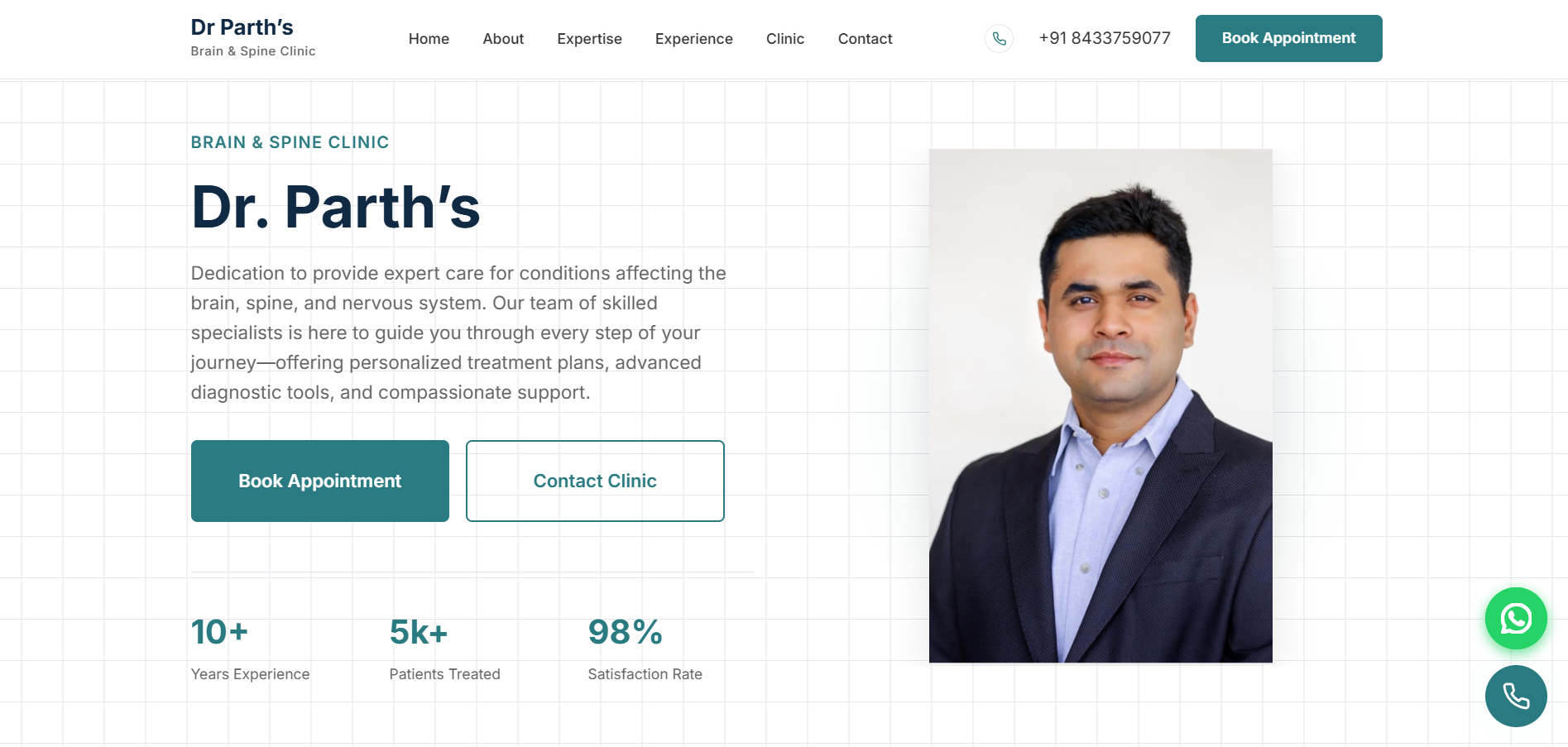Neurosurgeon Portfolio Preview